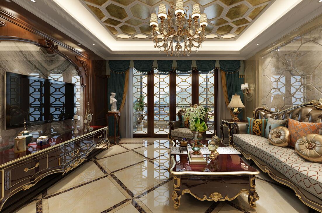 166㎡ 古典歐式家裝，一場奢靡的視覺盛宴！