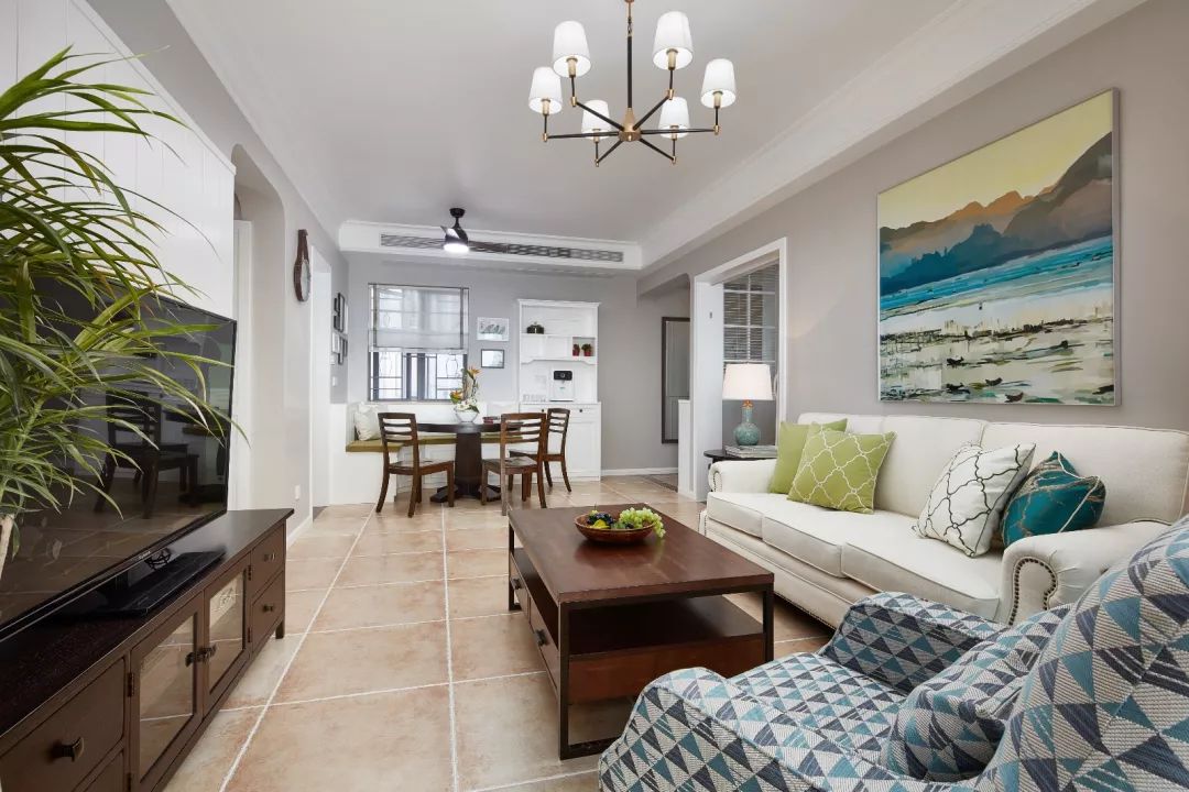 廈門 明豐財(cái)富中心 100㎡現(xiàn)代美式案例，簡(jiǎn)簡(jiǎn)單單的美感