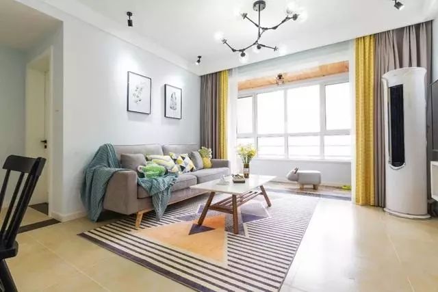 廈門明豐財富中心95㎡清爽北歐風三居，漂亮得可以當做樣板房了