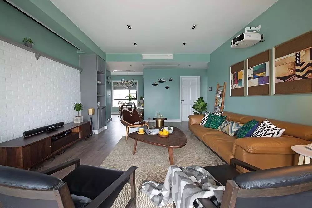 禹洲世紀(jì)海灣 127㎡北歐風(fēng)，沒有電視墻的設(shè)計(jì)好驚艷