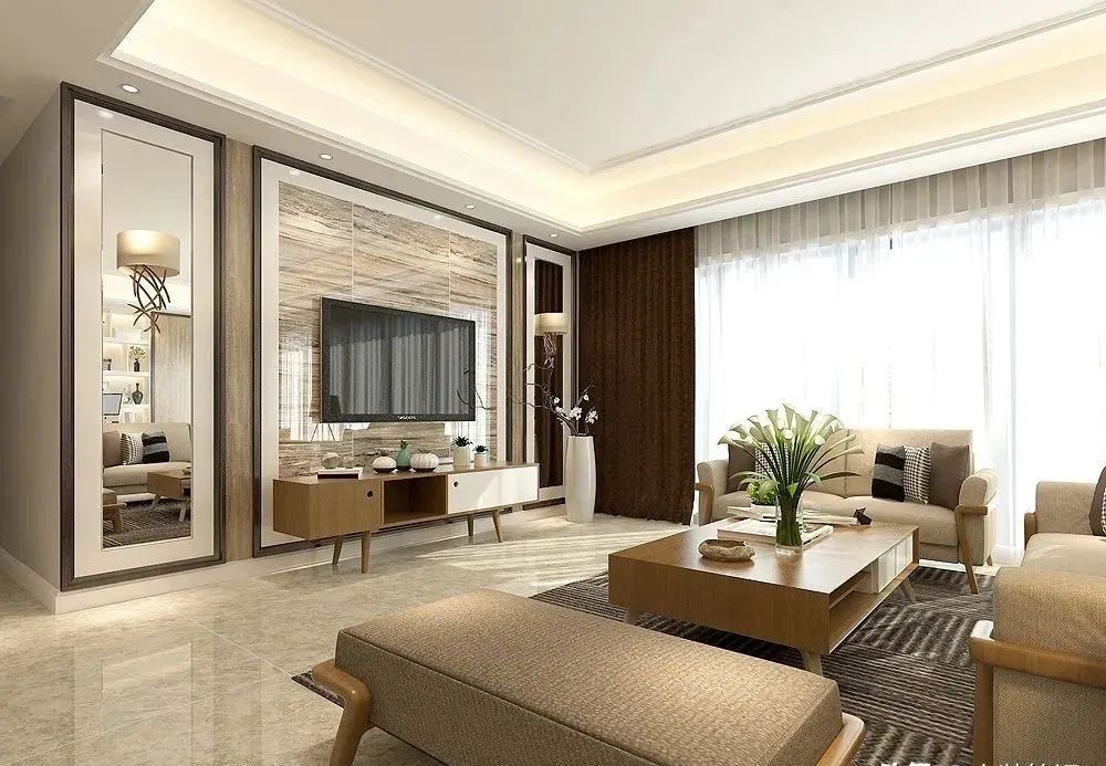 廈門禹洲世紀(jì)海灣150㎡北歐風(fēng)，裝出了大平層的感覺