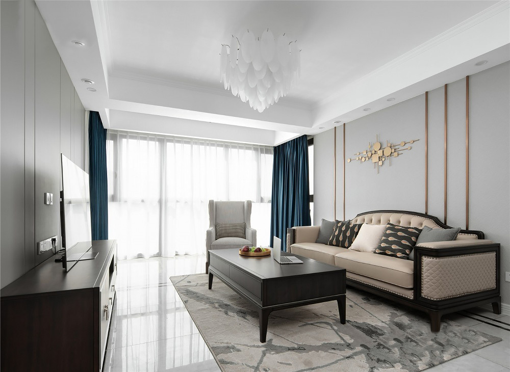 廈門金林灣花園120㎡輕奢美式，寧靜而精致的品質(zhì)之家