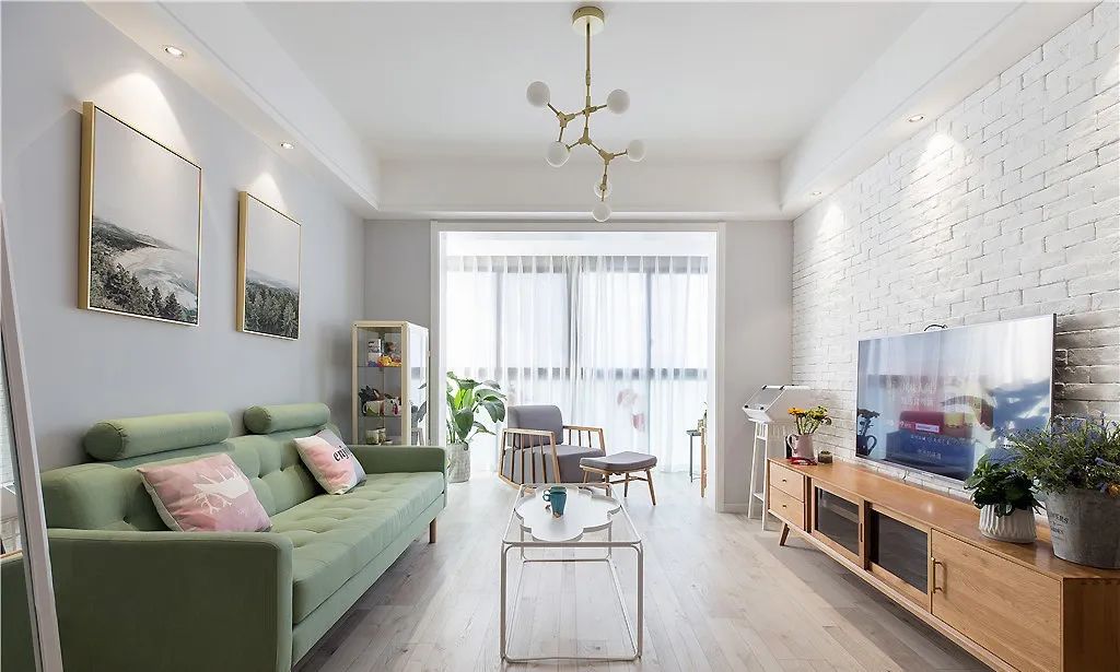 廈門(mén)建發(fā)天悅82㎡北歐風(fēng)小戶(hù)型，趕上了樣板間效果