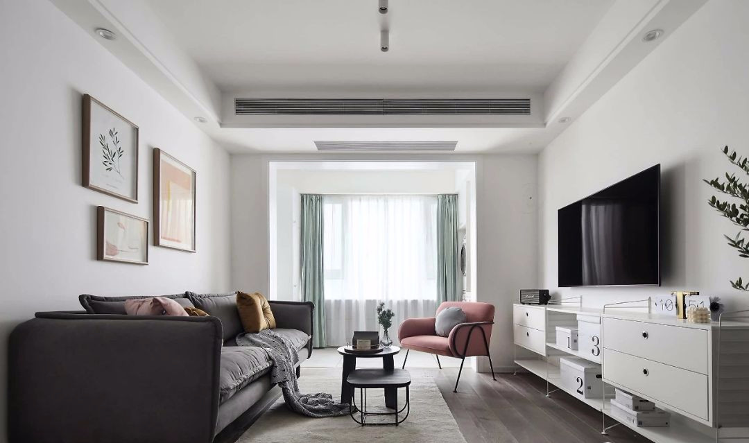 廈門中聯(lián)觀云溪91㎡舒適北歐，風(fēng)格上讓空間變得溫柔