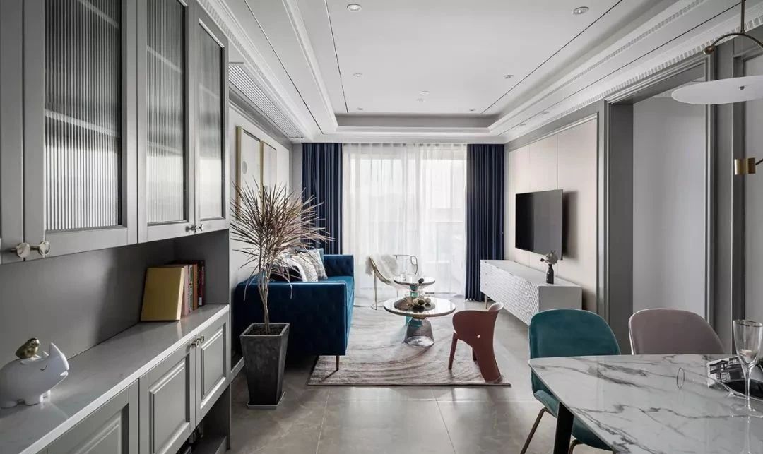 廈門怡富花園89㎡輕奢混搭風(fēng)裝修，簡約中流露優(yōu)雅