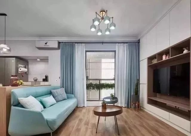 廈門明豐財富中心130㎡北歐風(fēng)，色彩搭配真心不錯