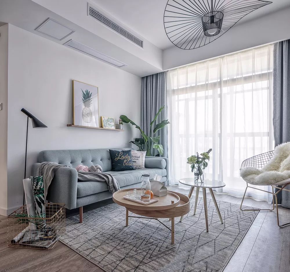 廈門(mén)東海山莊114㎡北歐風(fēng)三房，餐廳為兒童房而改變