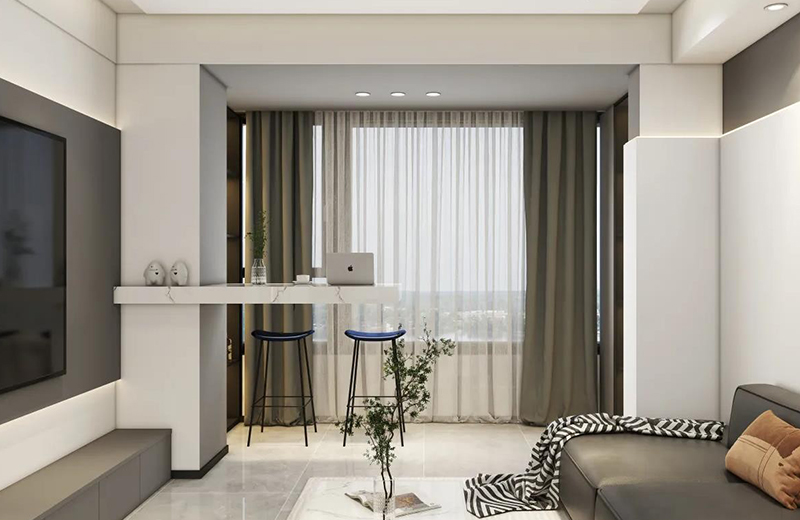 明豐財(cái)富中心 130㎡現(xiàn)代簡(jiǎn)約