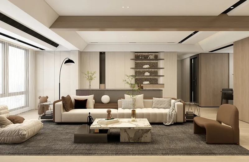 中央公園城 132㎡現(xiàn)代簡(jiǎn)約