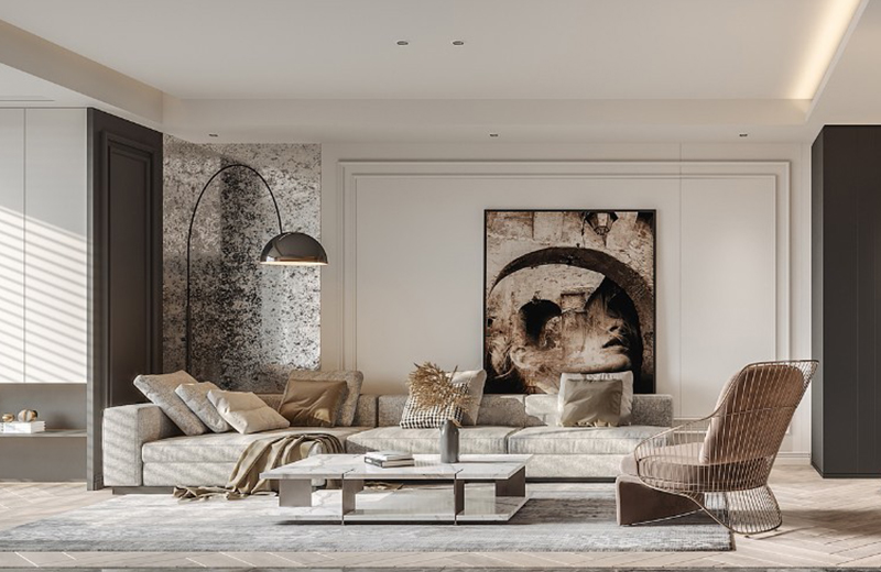 中駿天譽 125㎡侘寂風(fēng)格