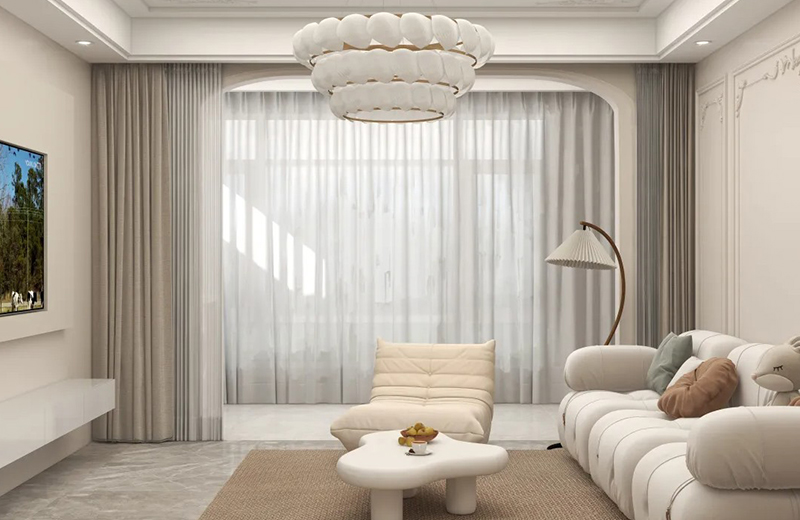 首開領(lǐng)翔國(guó)際 139㎡奶油風(fēng)格