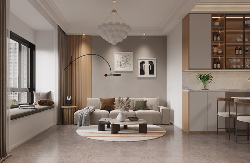 海投自貿城 92㎡現代風格