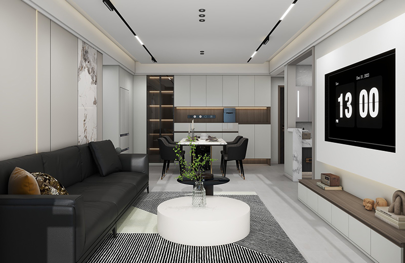 國貿(mào)商城 110㎡現(xiàn)代風(fēng)格