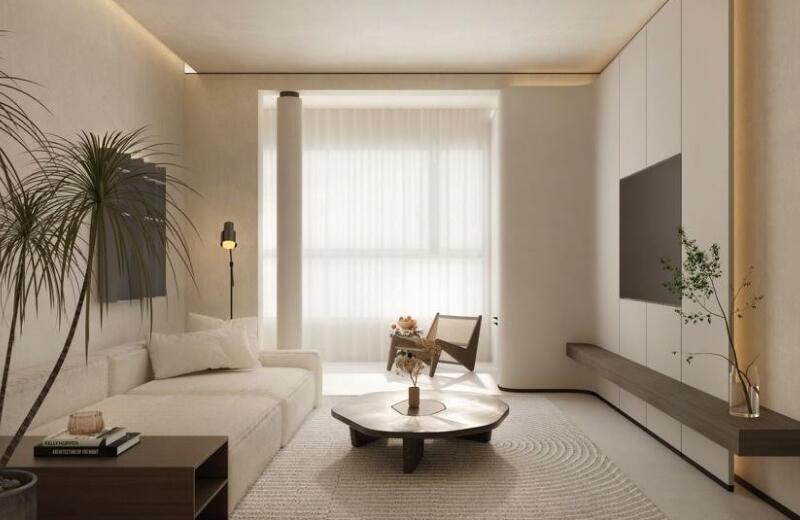 國(guó)貿(mào)商城 110㎡侘寂風(fēng)格