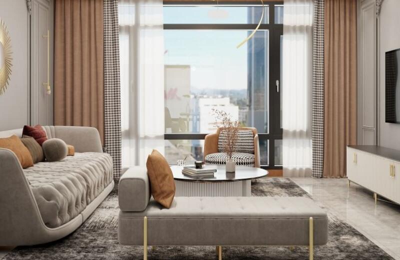 新景國(guó)際城 160㎡美式輕奢