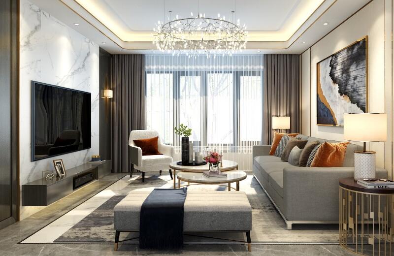 國(guó)貿(mào)商城 110㎡輕奢風(fēng)格