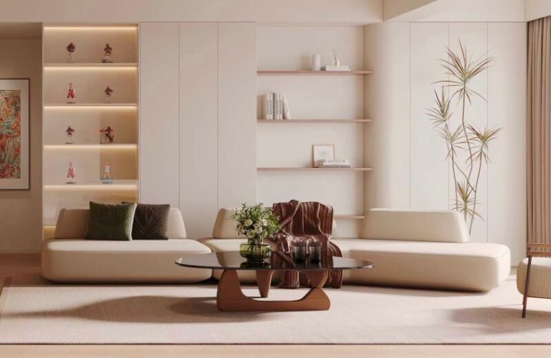 嘉盛豪園 115㎡奶油風(fēng)格